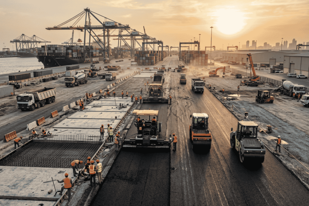 Port, Industrial & Heavy-Duty Paving