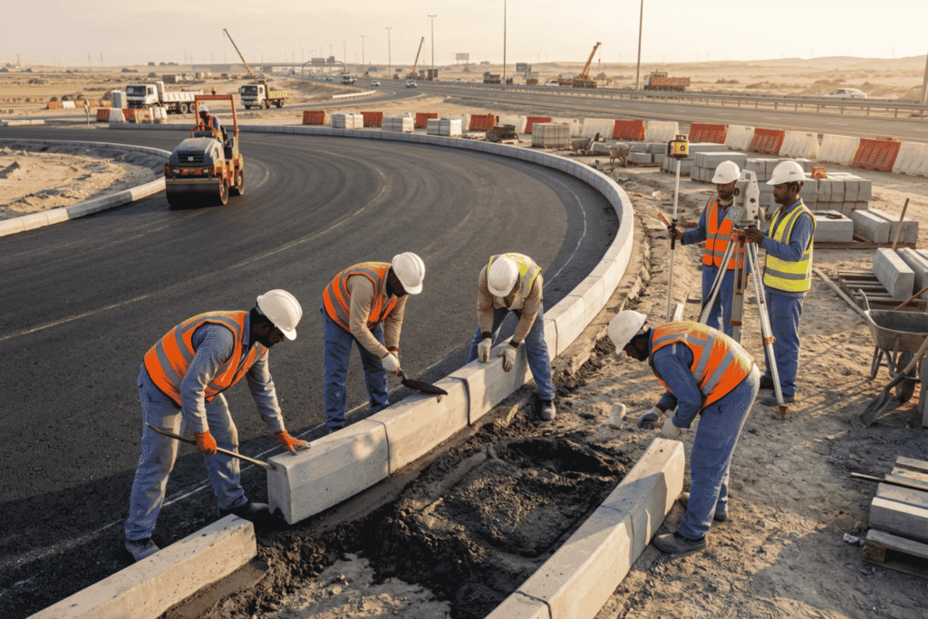 Radius Kerbing & Curved Sections