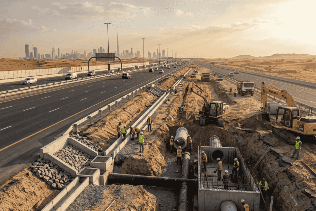 Road Drainage Works