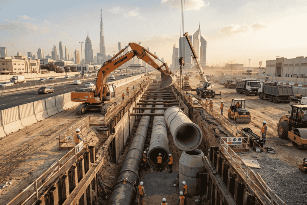 Sewerage Network Installation